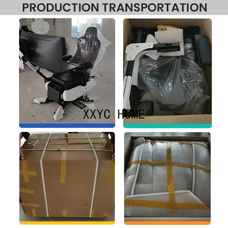 Ergonomic Excellence Cockpit Gaming and Office Chair Computer Reclining Cockpit Gaming Chair (Exclude 2 Monitors)