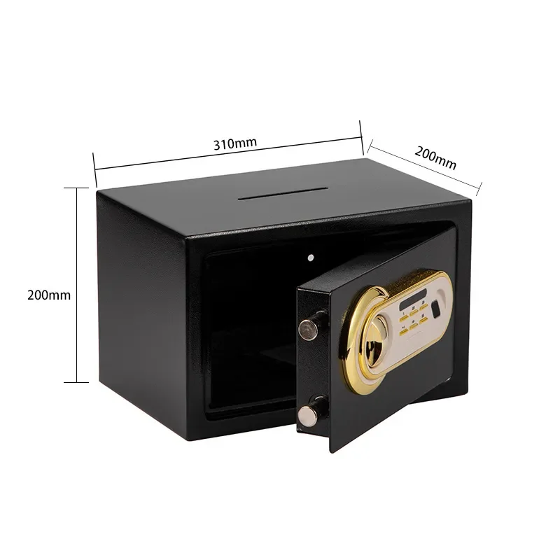 Bronze Safe-20FC-DT Model Anti-theft Fingerprint Mini Childrens Deposit Box Household Safe