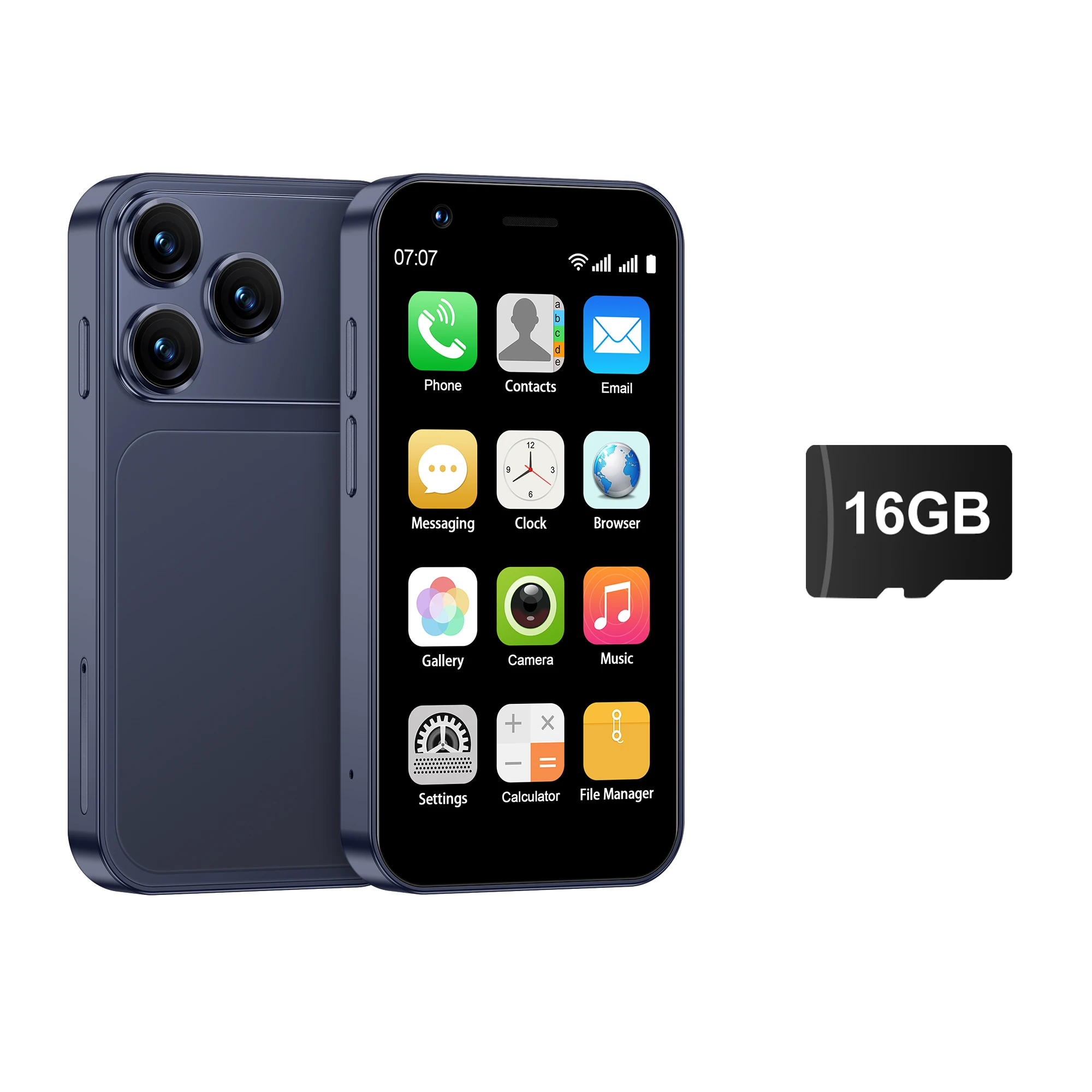 SERVO 18SE MINI 3G Taschen-Smartphone Android-System Google Play 16 GB ROM 2 MP Kamera WiFi Super kleine Smartphones 2 SIM Standby