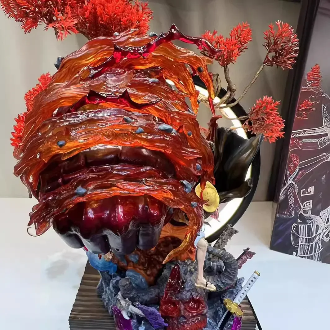 One Piece Handmade Fire Road Flying GK Three Levels of Fire Road Flying Handmade Statue Ornament Gift for Boyfriend's Birthday