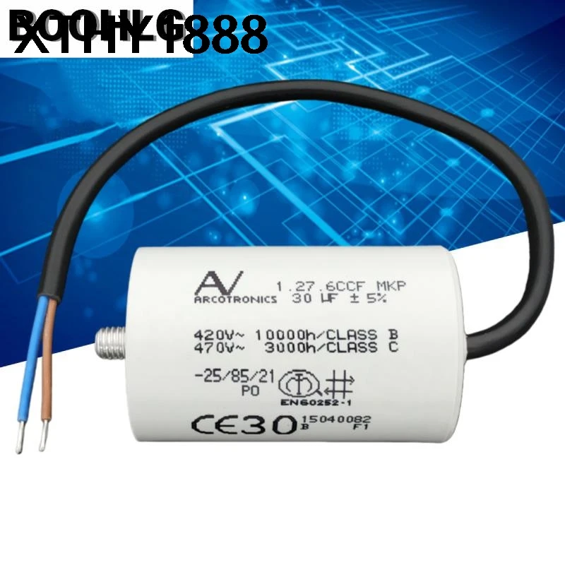 

1 шт. 100% оригинальный и подлинный пусковой конденсатор 1.27.6CCF MKP 30uF