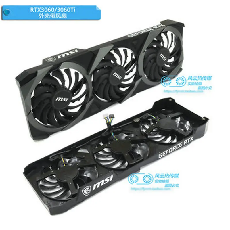 

New Frame Shell Fans for MSI RTX3060 RTX3060Ti RTX3070 RTX3070ti RTX3080 RTX3080Ti RTX3090 VENTUS 3X Graphics Video Card