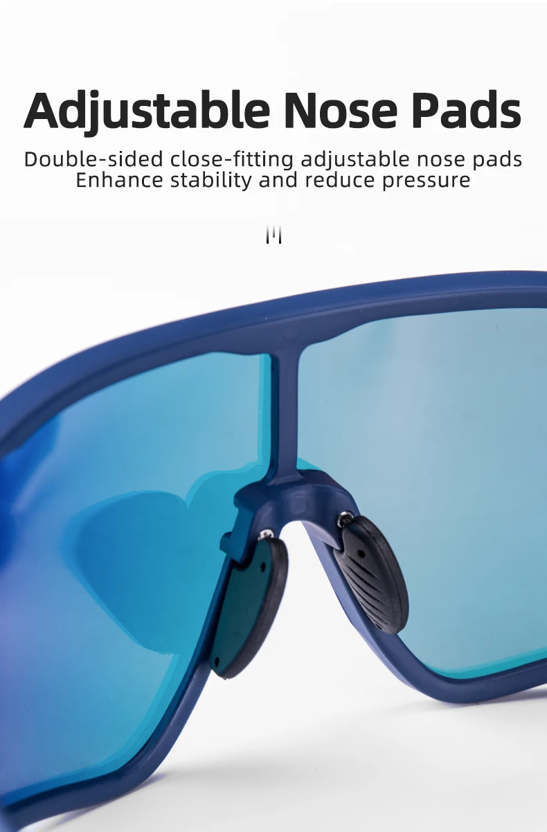 ROCKBROS Fahrradbrille Polarisiert / Photochrom UV400 Sonnenschutz Sportbrille Fahrradsonnenbrille MTB Rennradbrille – Detail 10
