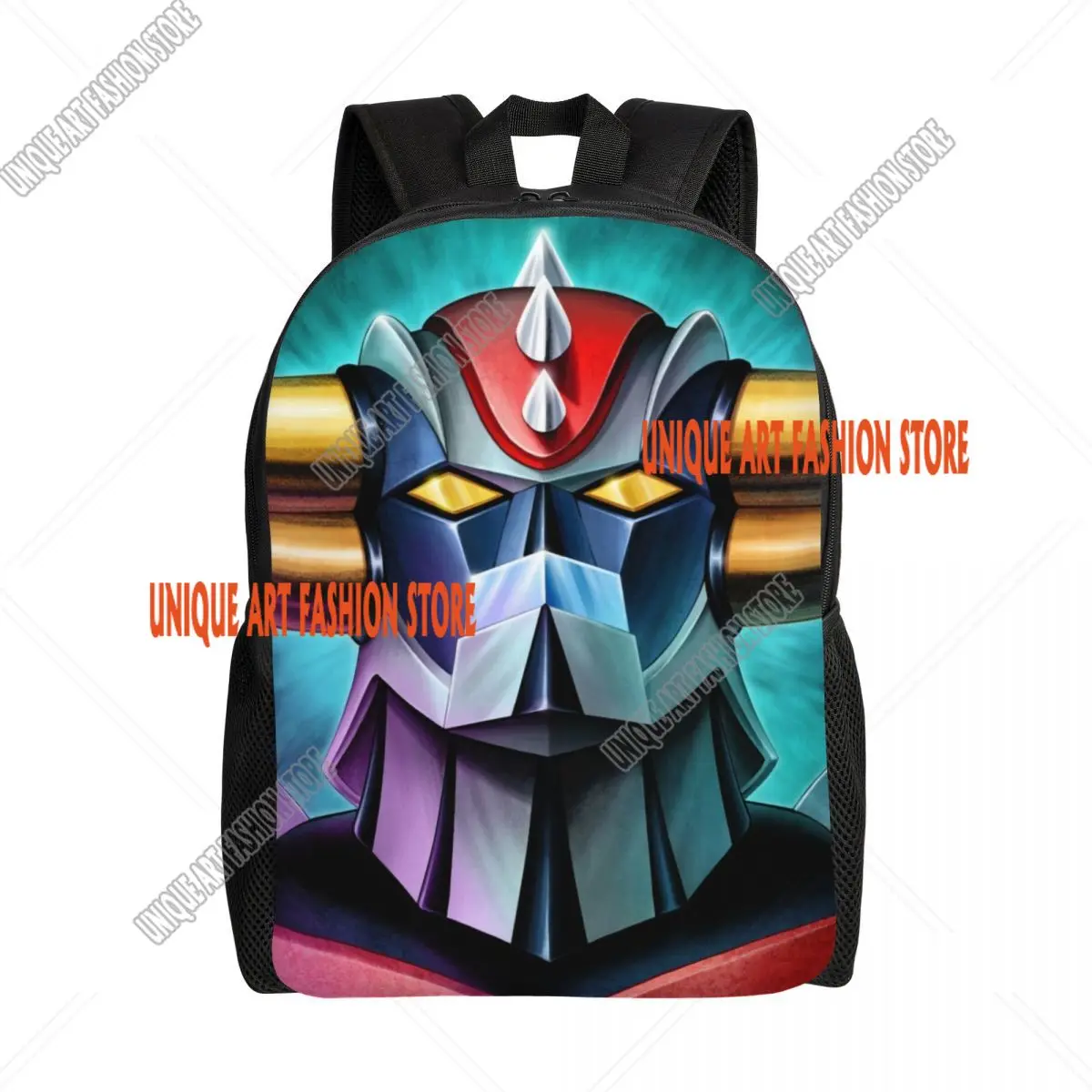 Рюкзак Grendizer Goldrake UFO Robot с 3D принтом для девочек и мальчиков, аниме, манга, школьные дорожные сумки для колледжа, сумка для книг, подходит для 15-дюймового ноутбука