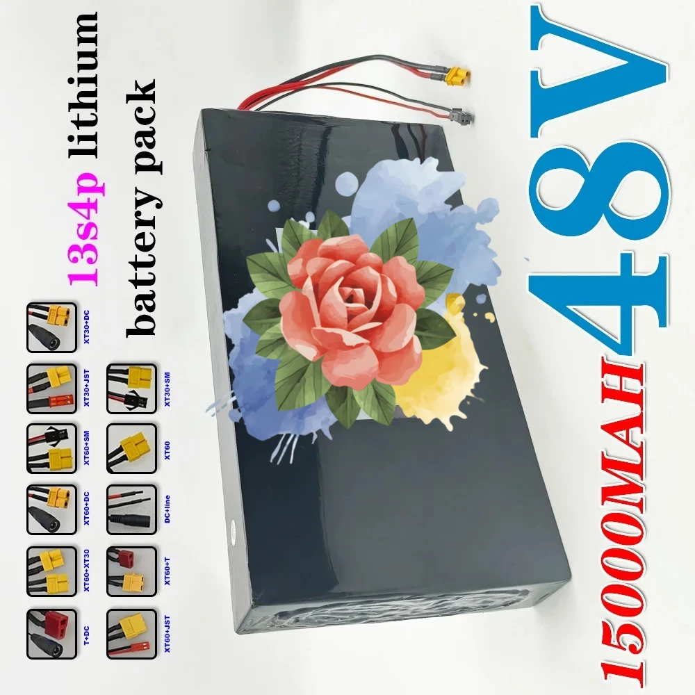 

13S4P battery pack 48V 15000MAh For Kugoo C1 Electric Scooter Powerful Motor 18650 Lithium Battery