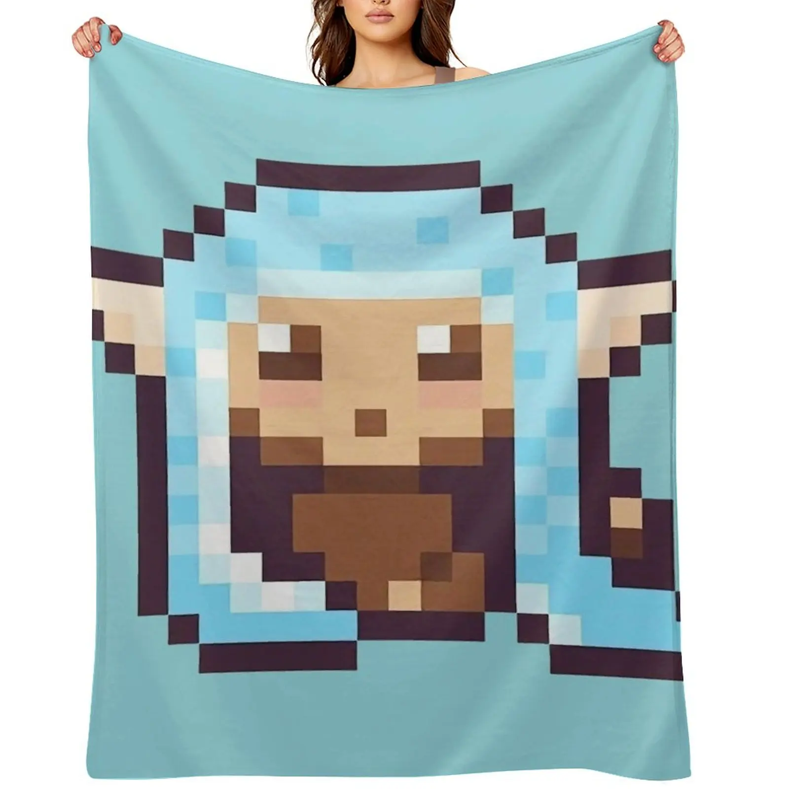 Woomy Monkey Throw Blanket Hairy Hair Large For Baby Blankets