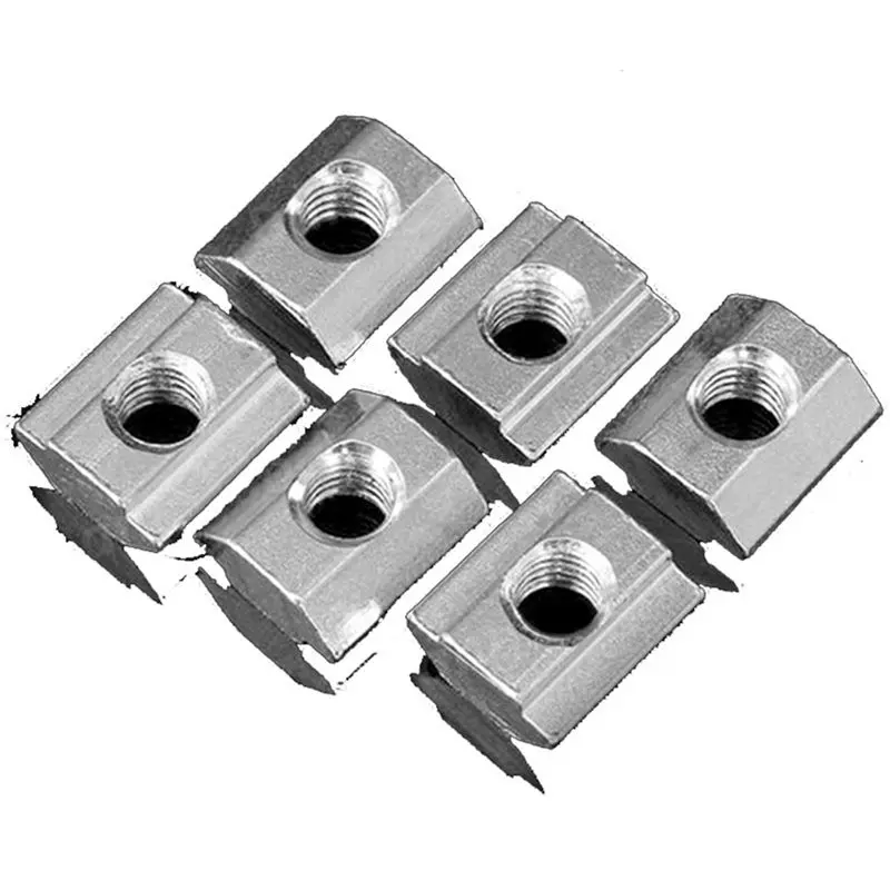 A93E-250Pcs M5 T Sliding Nut Zin-Plated Carbon Steel T Sliding Nut For 2020 Aluminum Profile