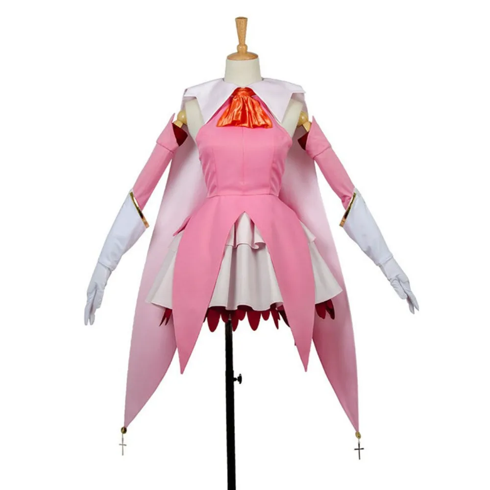 

Illya Role Playing Costume Girl Pink Battle Suit Set Female