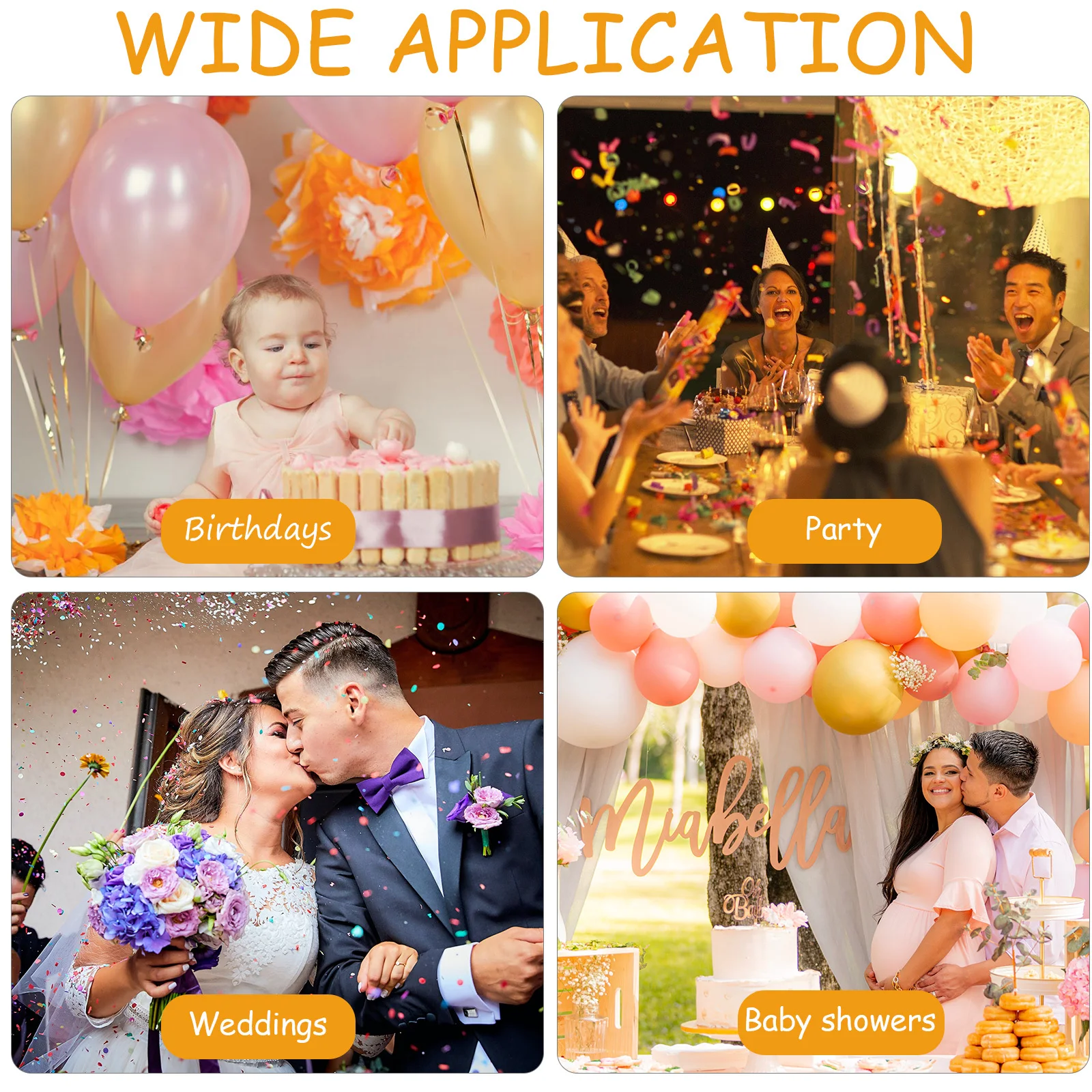 

Baby Confetti Gender Reveal Party Decorations Double-Side Table Scatter Confetti for Baby Shower Birthday Celebrations