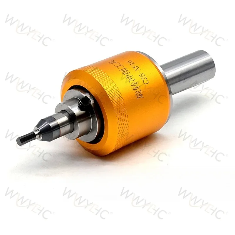Rotary Broaching Tool for CNC Lathe, Coated Punch Bit for Internal Hex Square Octagon Polygon Machining