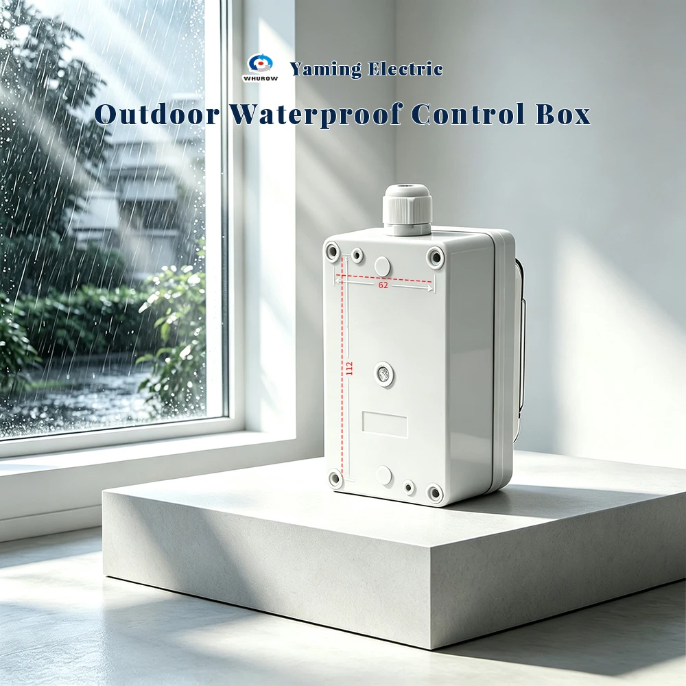 M22 Im Freien Wasserdichte IP67 Push Button Switch Box Notfall Stop Control Verteilung Rot 10A Schraube Installation – Detail 19