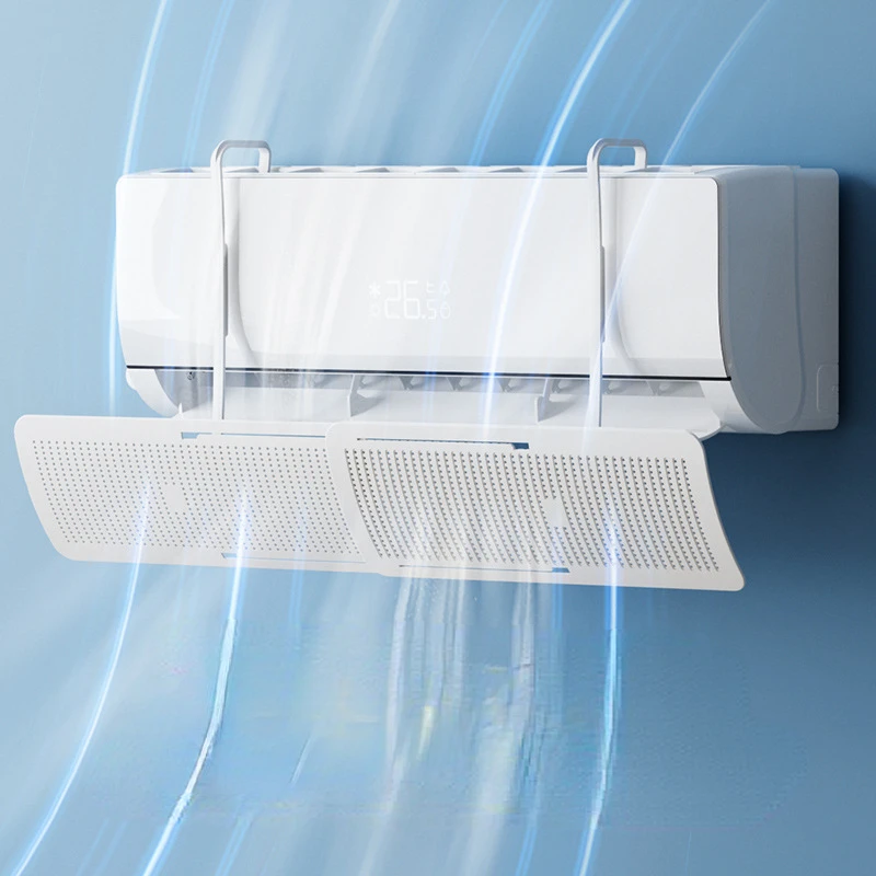 Air-conditioning Windshield Free Installation Wall-mounted Anti-direct Blower Hanging Baffle Air-conditioning Wind Deflector