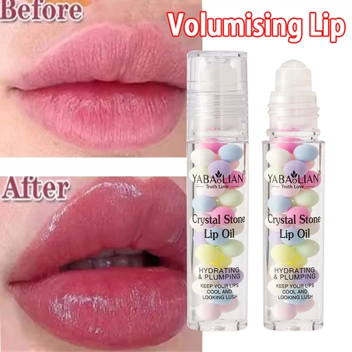 Suero de bola de labios voluminizador instantáneo, aceite esencial regordete de labios, hidratante de larga duración, Reduce las líneas finas, brillo de labios, cuidado de labios Sexy