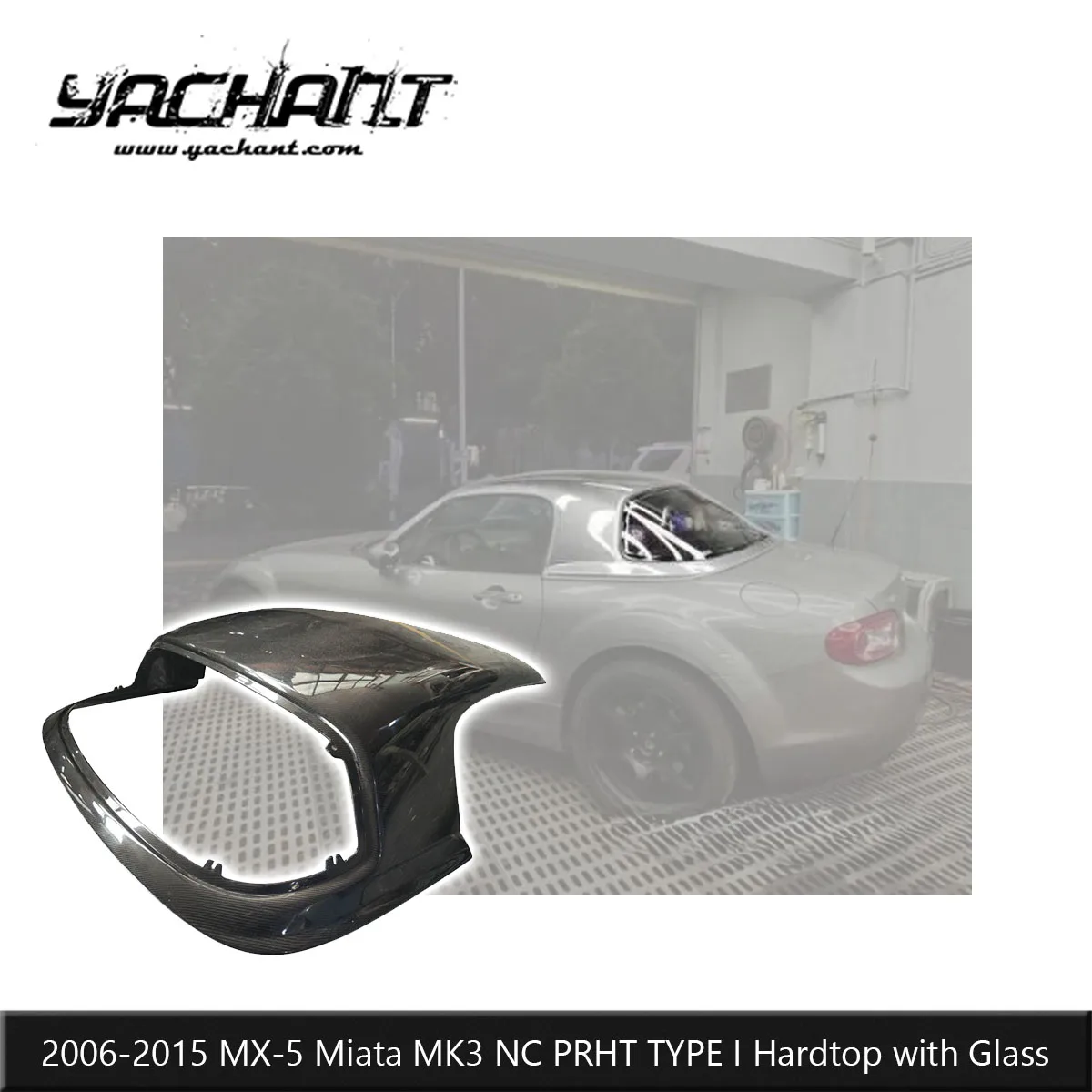 USA In Stock immediate shipment OEM Style Carbon Fiber Hardtop with Glass Fit For 2006-2015 Mazda MX-5 Miata MK3 NC PRHD