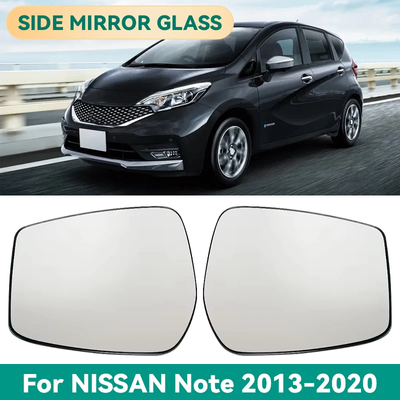 

Стеклянное зеркало заднего вида с подогревом, левым и правым зеркалом заднего вида для NISSAN Note 2013 2014 2015 2016 2017 2018 2019 2020