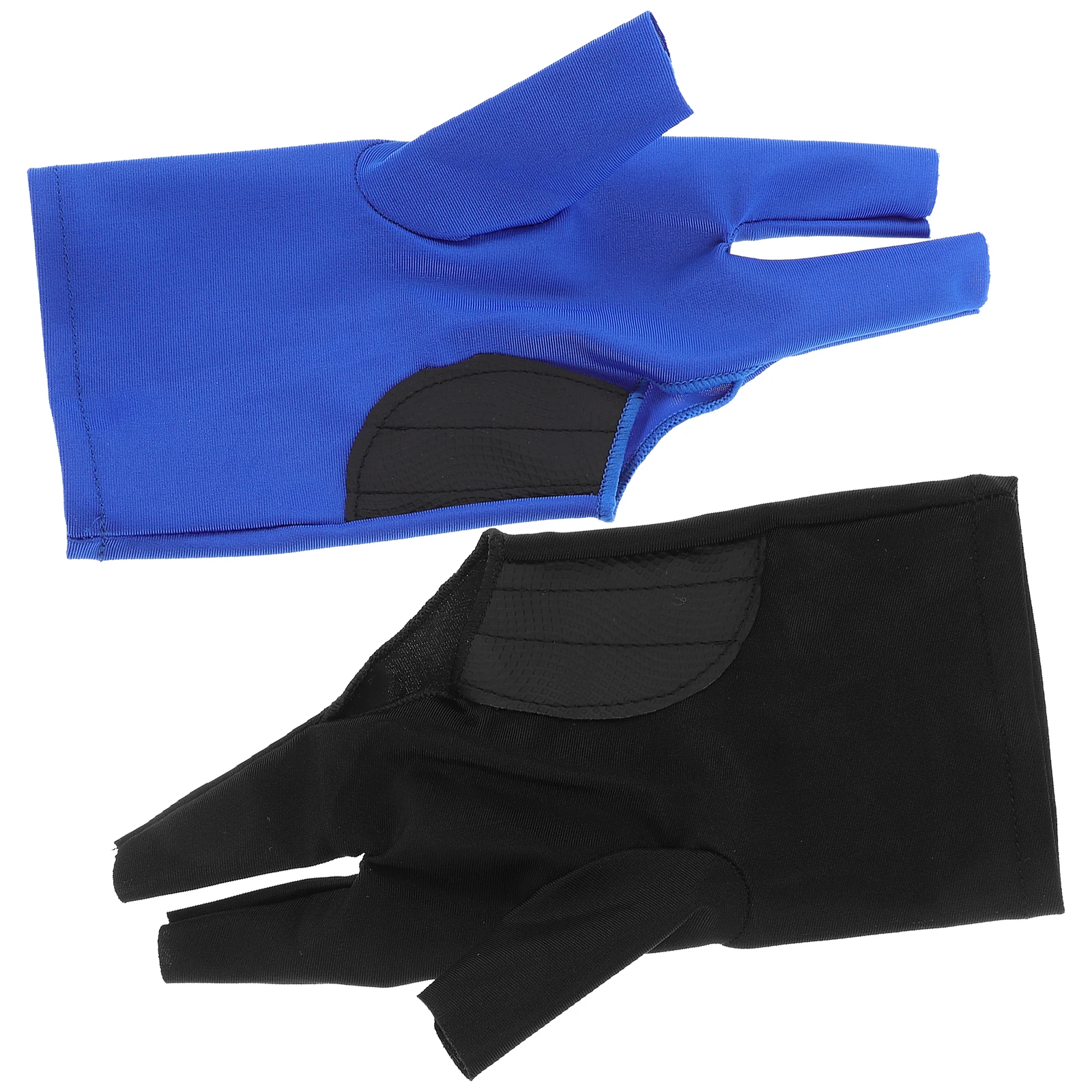 

2Pcs Black Billiard Breathable Pool Billiard Gloves Accessories Wear Resistant Pool Gloves Durable Comfortable For Men Women