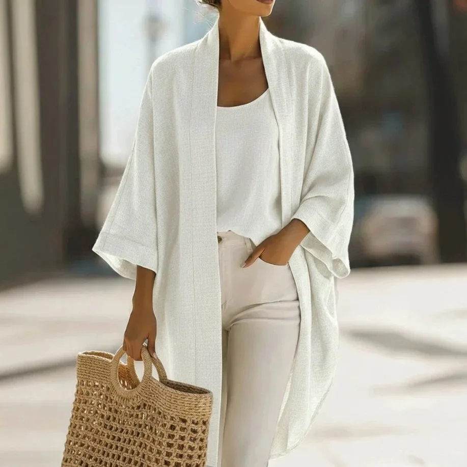 women's trench coat+top 2 pieces sets 2026 autumn new solid-color loose long coat two-piece suits women's clothing