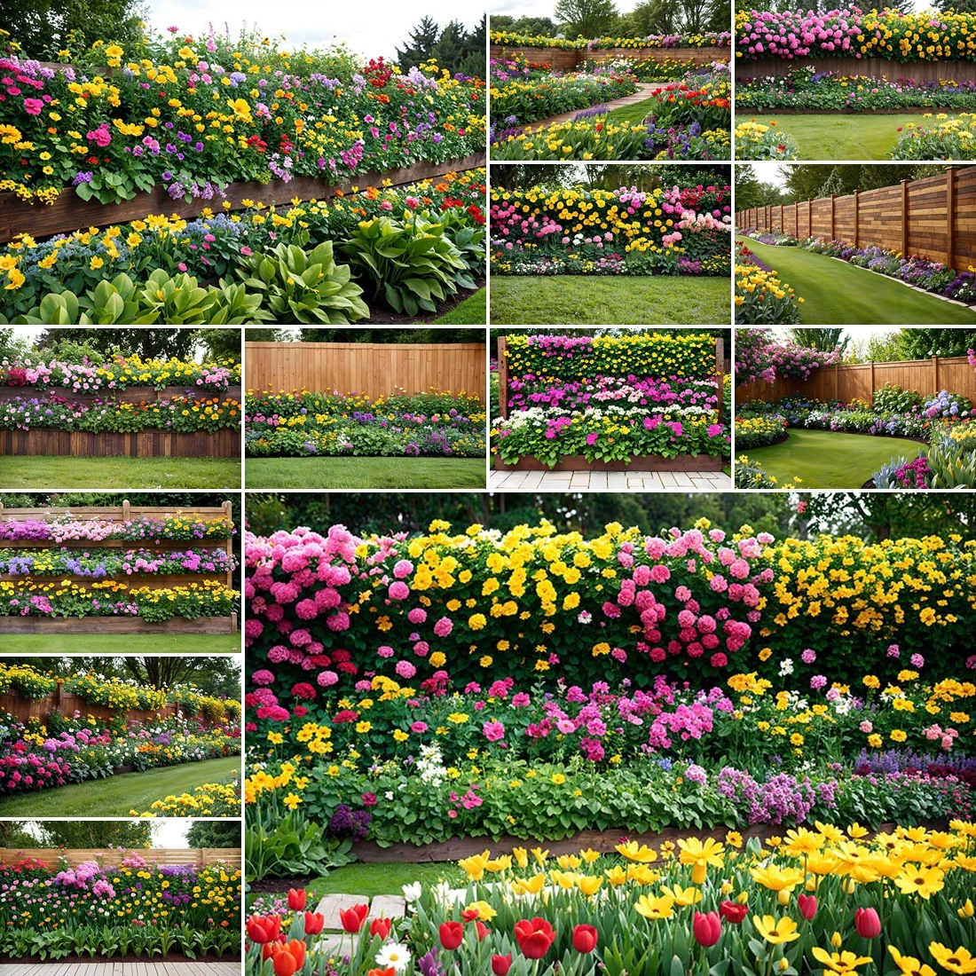 

MOON.QG Garden Landscapes Backdrop Garden Paths Lush Plants Photo Background Kids Poster Photozone Baby Shower Home Wallpaper