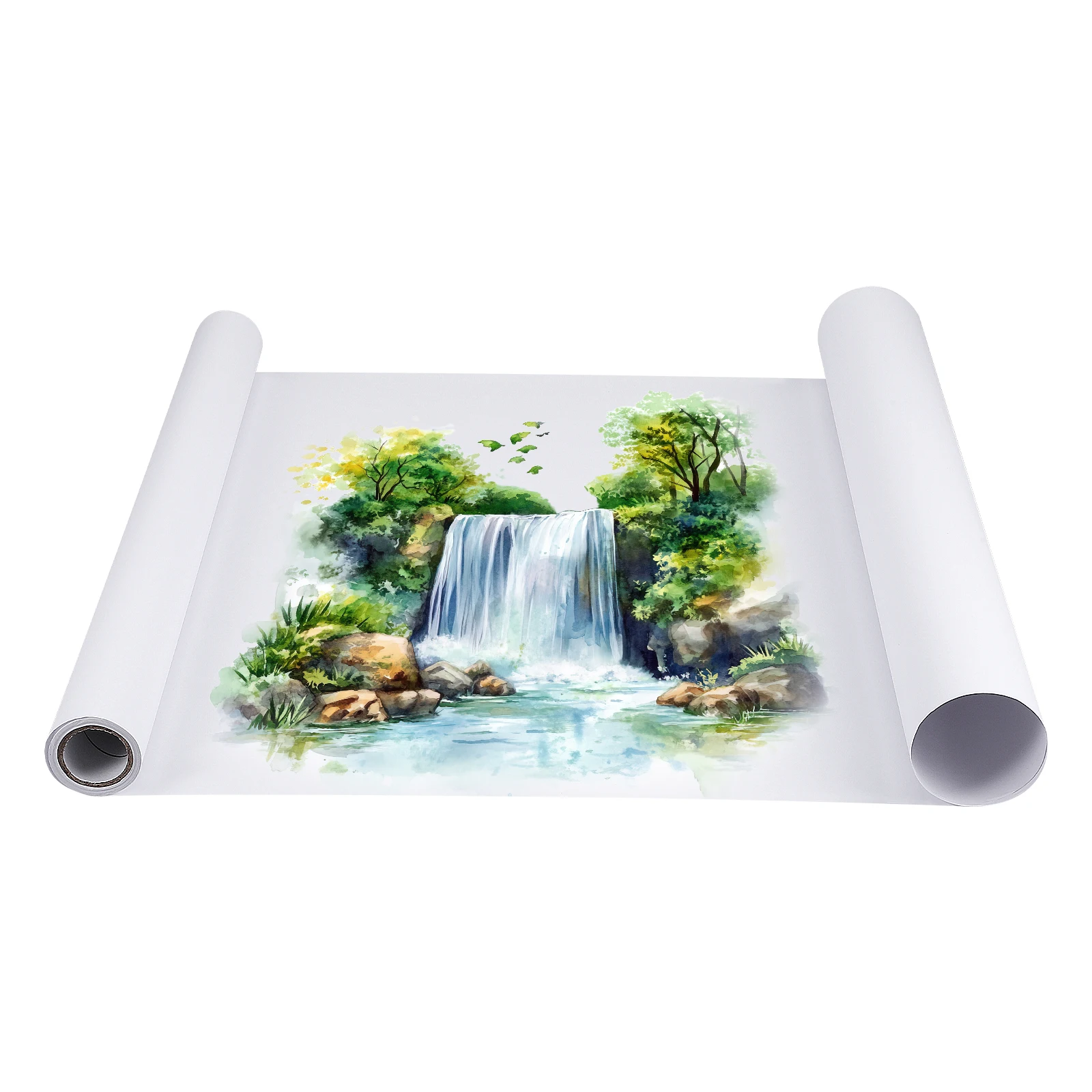 

Drawing Paper Scroll White Paint Automatic Large Blank Poster Thick Wrapping Child