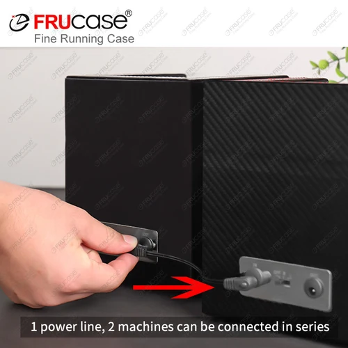 Imagen 2 del producto FRUCASE PU Watch Winder para relojes automáticos Caja de reloj Carga USB