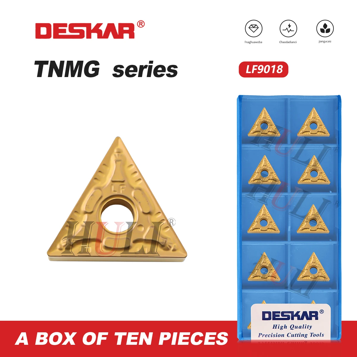 

DESKAR TNMG160404 TNMG160408 TNMG160412 CM LF9018 100% оригинальный токарный станок с ЧПУ, токарные инструменты, твердосплавные режущие инструменты из нержавеющей стали