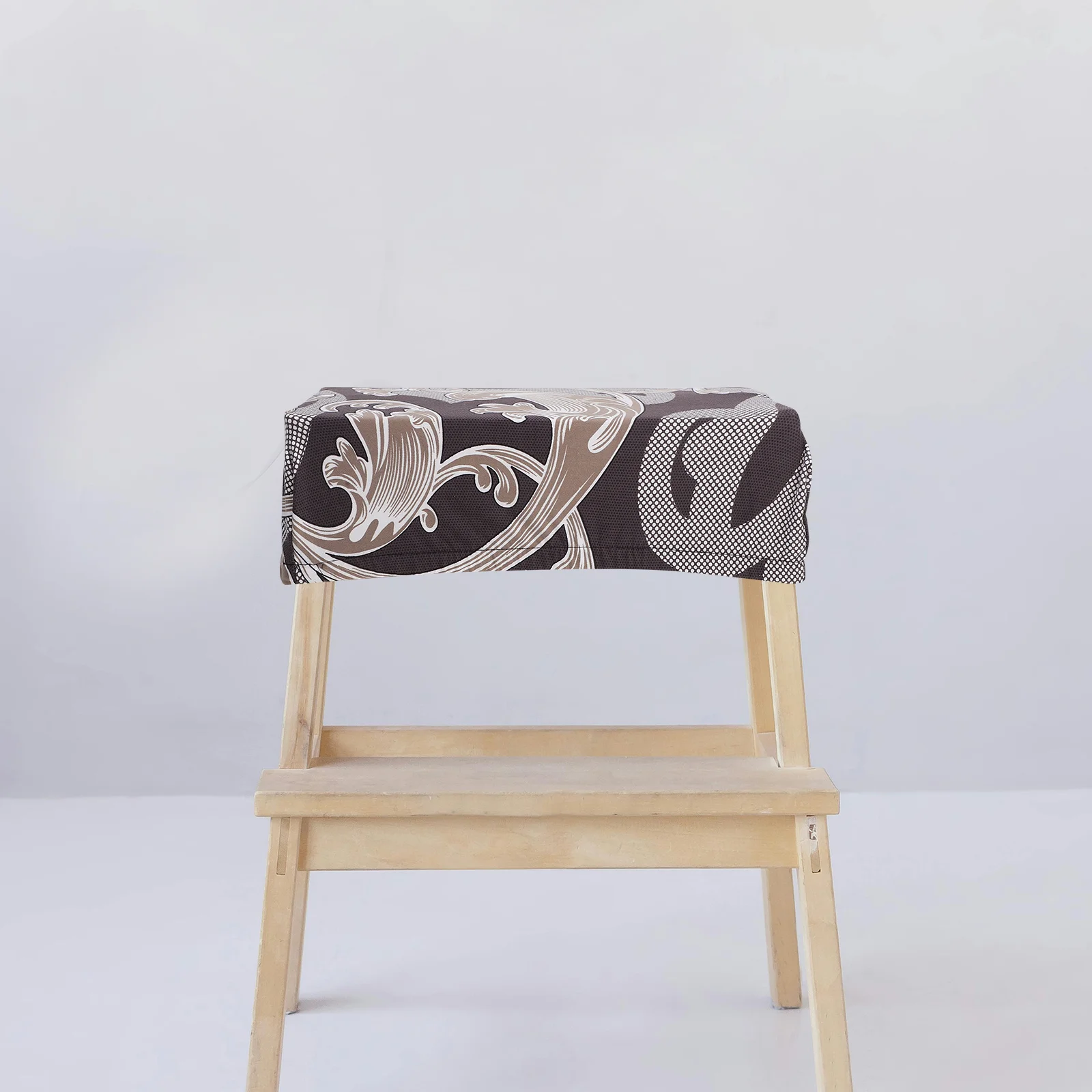 

2Pcs Elastic Chair Covers Milk Silk Waterproof Dustproof Fit Various Sizes Dining Chair Seat Cover for Home Office Decor