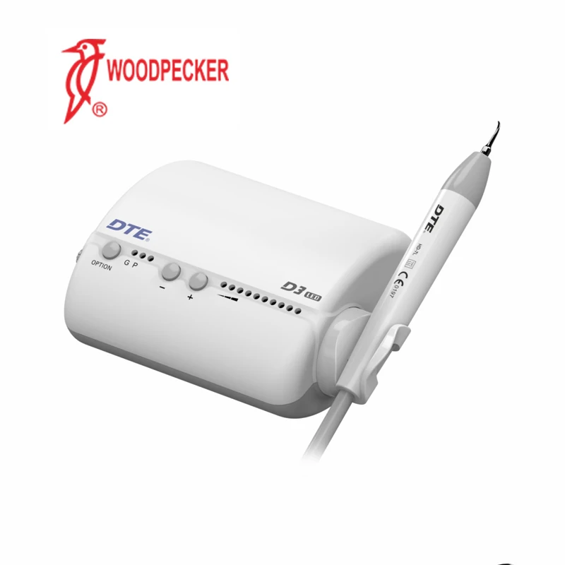 Woodpecker DTE D3 Led Autoclavable Handpiece+tips Teeth Whitening Cleaning Dental Ultrasonic Piezo Scaler