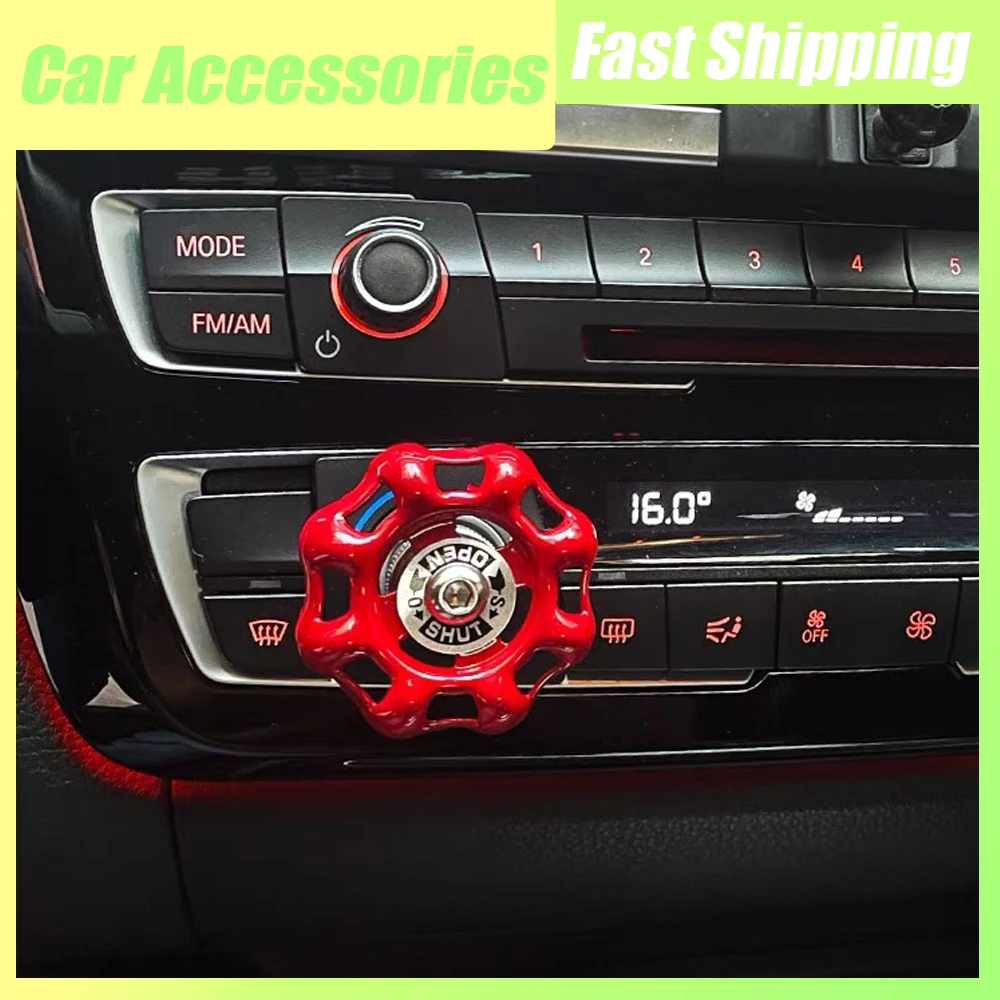 1x Car Start Stop Button Decorative Cover Auto Engine Button Switch Cover Car Valve Styling Ignition Button Cover Car Accessorie