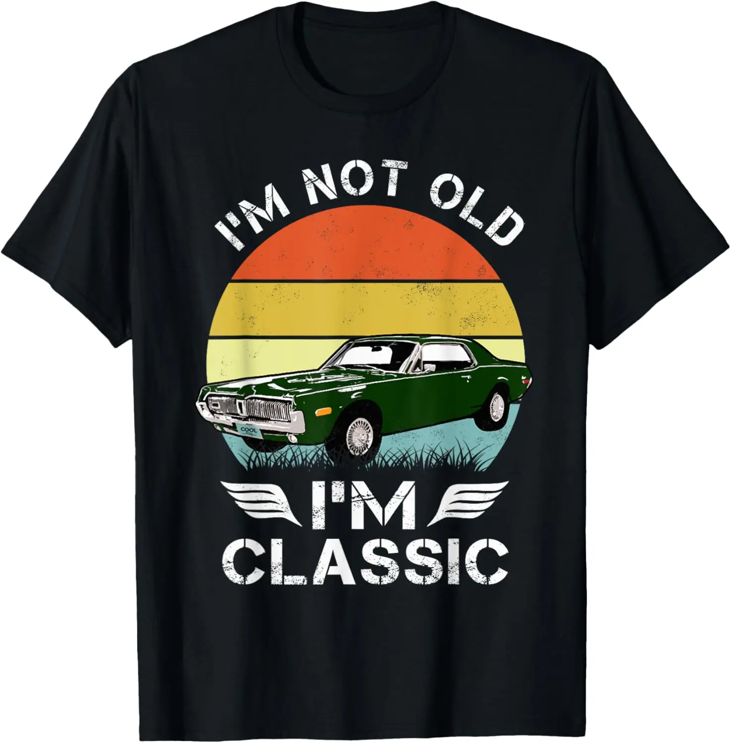 1968 68 Mercury classic Cougar Vinatge cars T-Shirt