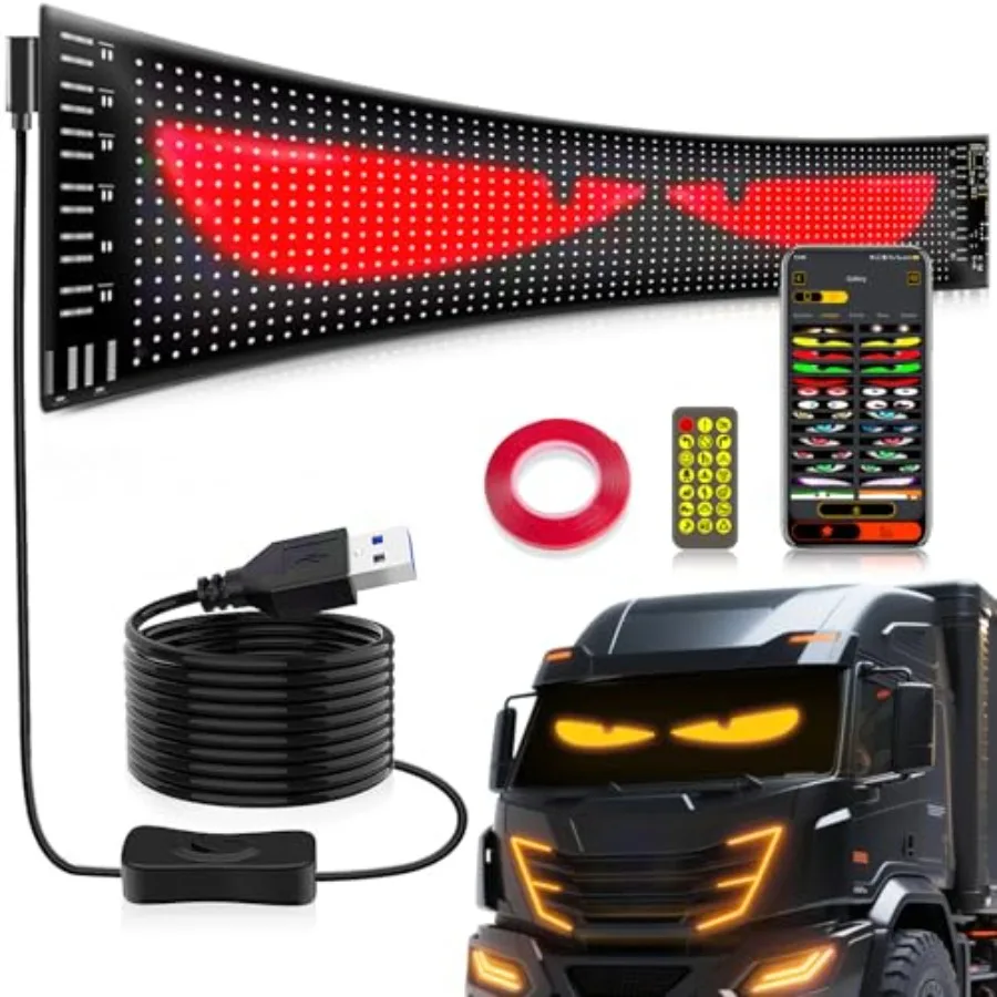 Scrolling Advertising LED Sign, 23.4