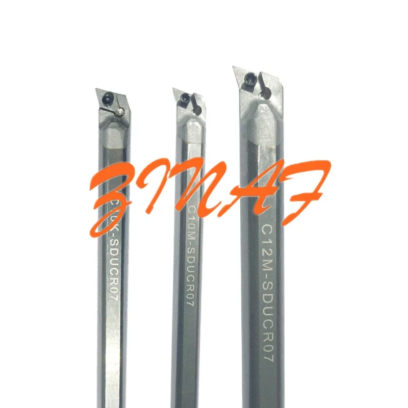 Sduct Sscr Barra de Cortador Aço Tungstênio C08k-sducr07 Ferramenta Torneamento Interno Dcmt Inserção Torno Máquina Carboneto Resistência Terremoto