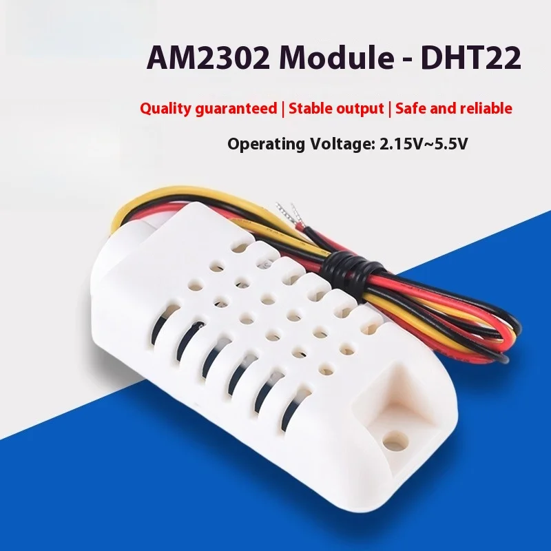 AM2302B DHT22 Модуль цифрового датчика температуры и влажности, зонд с одной шиной, плата адаптера AM2302 AM2302B DHT22 Модуль цифрового датчика температуры и влажности, зонд с одной шиной, плата адаптера AM2302