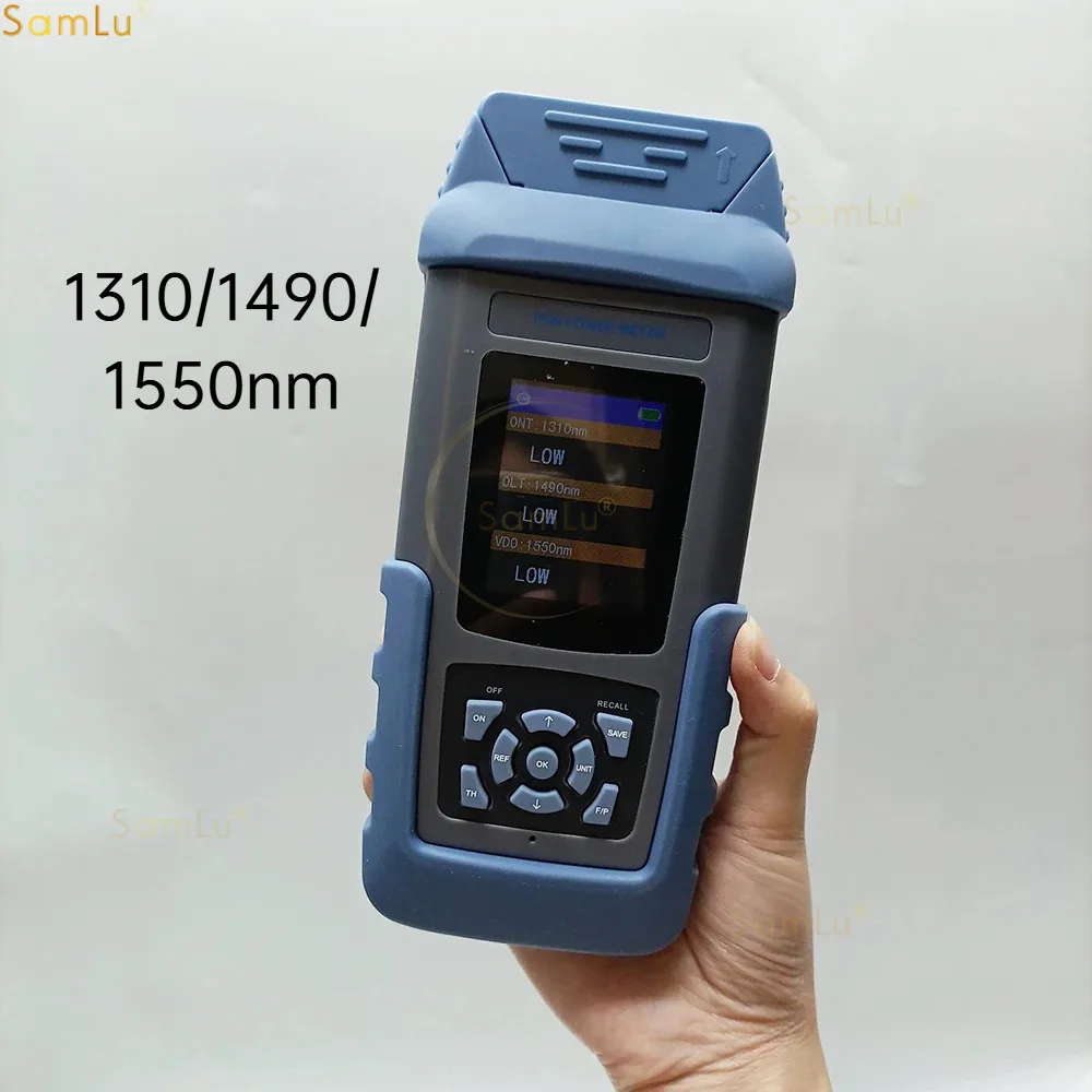 PON Optical Power Meter SC/APC Adapter Rechargeable Battery FTTH / FTTx Fiber Optic Test Tools 1310/1490/1550nm