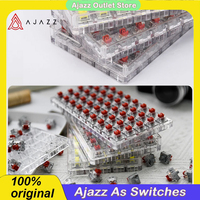 Ajazz As Switches 3Pin Mechanical Gaming Keyboard Red Switch Silent Clicky Linear Tactile Switches for GK61 Keyboard Accessories