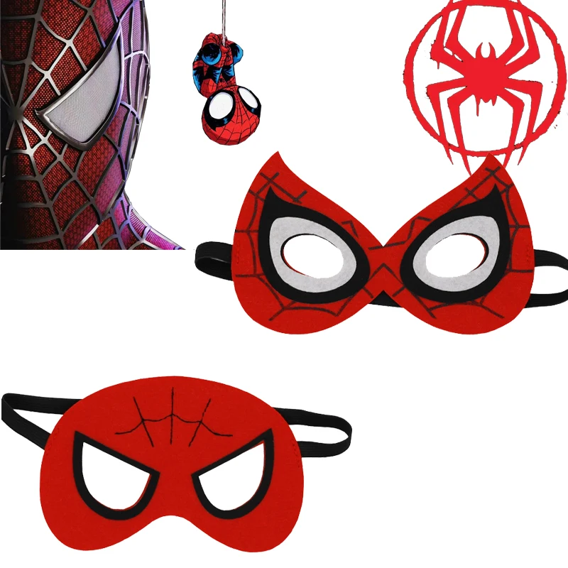 2024 New Delicate Disney Spidered Man Children's Mask Movie Cosplay Superhero Mask Classic Anime Christmas Birthday Gifts Kids