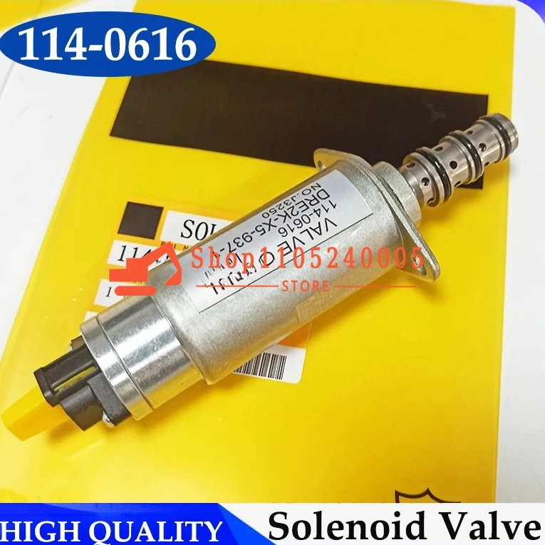 1140616 Hydraulic Pump Solenoid Valve 114-0616 for E330C/325B/322B/345B Proportional Valve Excavator Parts