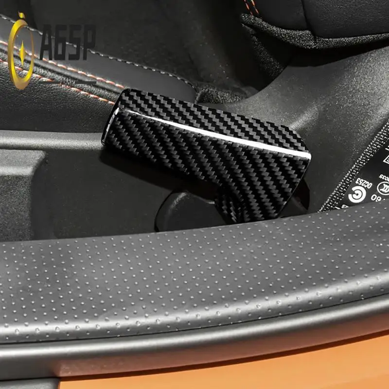 

A65P-Real Hard Carbon Fiber Sticker For Subaru BRZ Toyota GR86 2022-2024 Seat Adjustment Handle Interior Trim