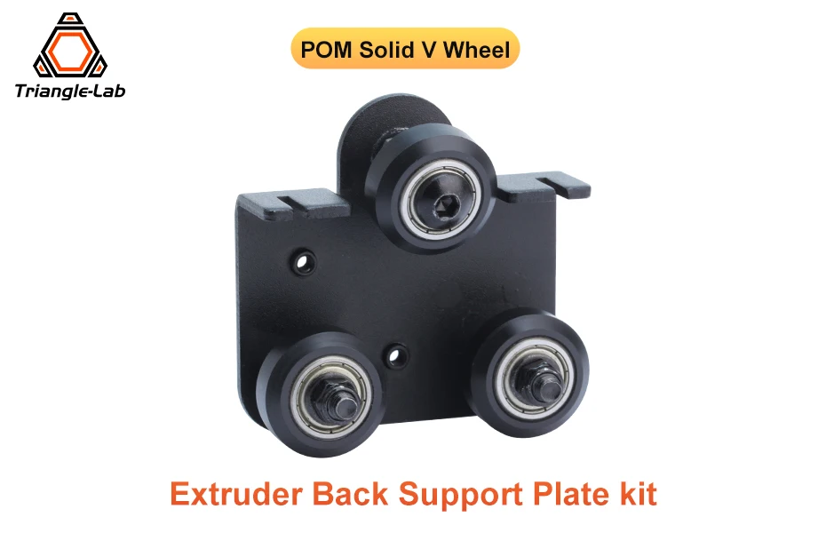 Trianglelab Rückenstützplatten-Kit Kevlar Solid V Wheel für Creality CR-10 10s Ender 3 S4 S5 Serie/ TEVO Anet 3D-Drucker – Detail 4