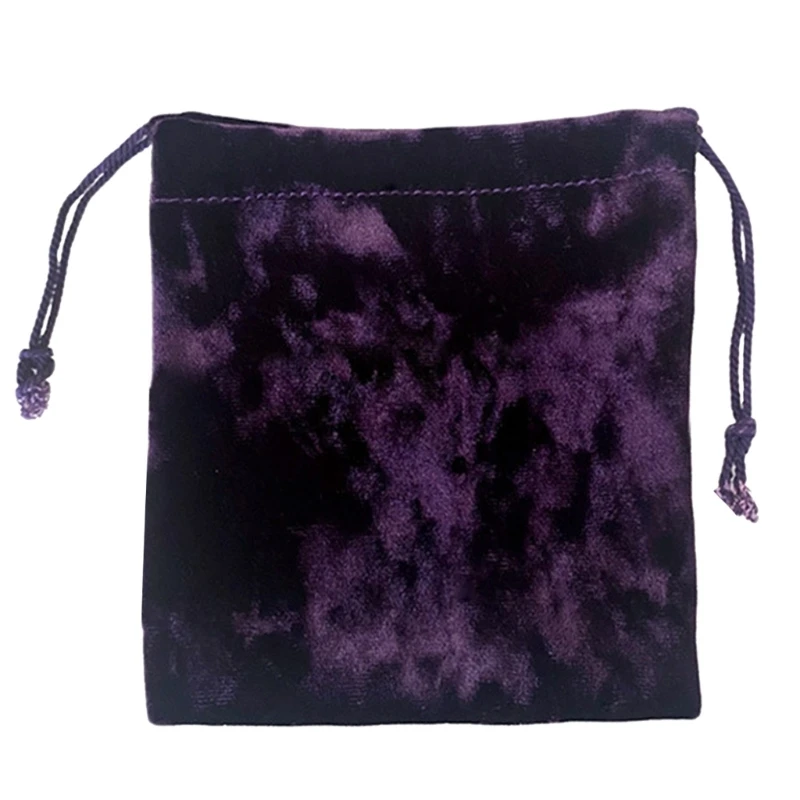 Velvets Tarot Drawstring Bag Jewelry Pouches Cards Rune Holder Gift Bag