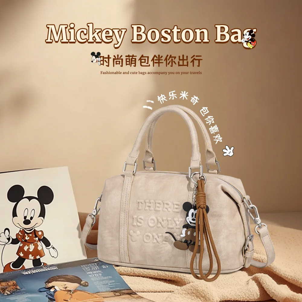 

Оригинальные сумки и кошельки Disney, модная сумка Boston с Микки Маусом, женская модная нишевая сумка-мессенджер 399