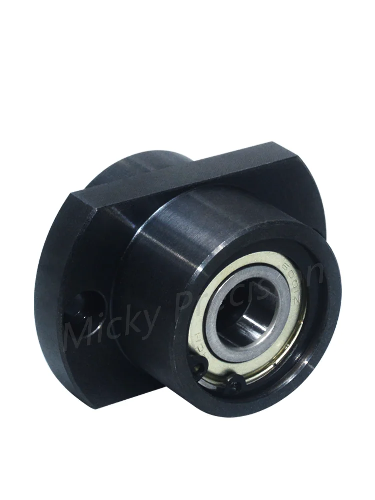 Embedde Double Bearings with Circlip Bearings with Housing Carbon Steel Flange Compact Type Bearing Seat Inner Diameter 3-50mm