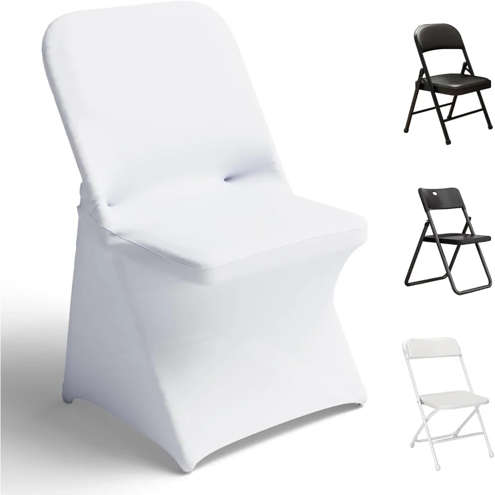 

Белые чехлы на стулья из спандекса — 30 эластичных чехлов для свадеб, дней рождения и мероприятий на открытом воздухе