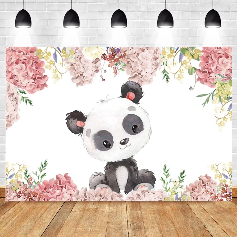 الطفل الباندا حفلة عيد ميلاد التصوير خلفية التصوير الفوتوغرافي الوليد الخيزران خلفية التصوير ديكور طفل صور استوديو فوتوزون