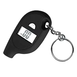 1pc Mini Keychain Style Tire Gauge 2-150 PSI Tire Gauge Tester Meter Digital LCD Display Air Pressure Tester Meter For Car Auto