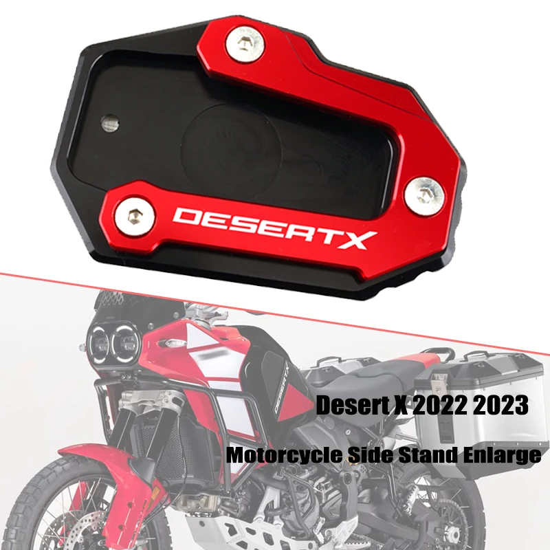 

Motorcycle Kickstand Side Stand Extension Pad Suport Plate For DUCATI DesertX Desert X Rally DesertX 937 2021 202 2023 2024 2025
