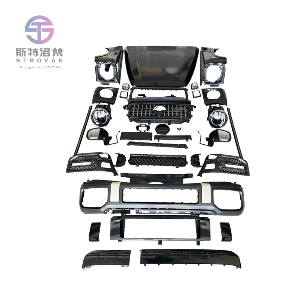 Cc car Car Body Kit W463 Upgrade W464  Front Rear Bumper Kit Wide Body Surround Diffuser Grille Set for   W463 2012-2018