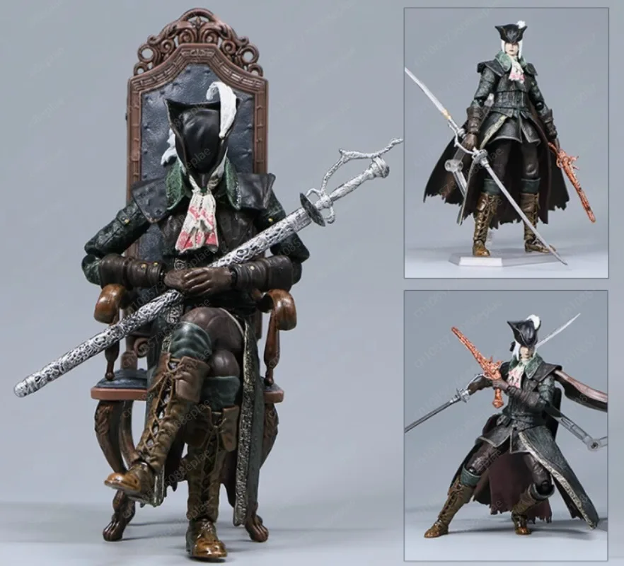 

Figma 536 Bloodborne Figures Lady Maria Of The Astral Clocktower Action Figure DX Edition Collection PVC Doll Movable Model Toys