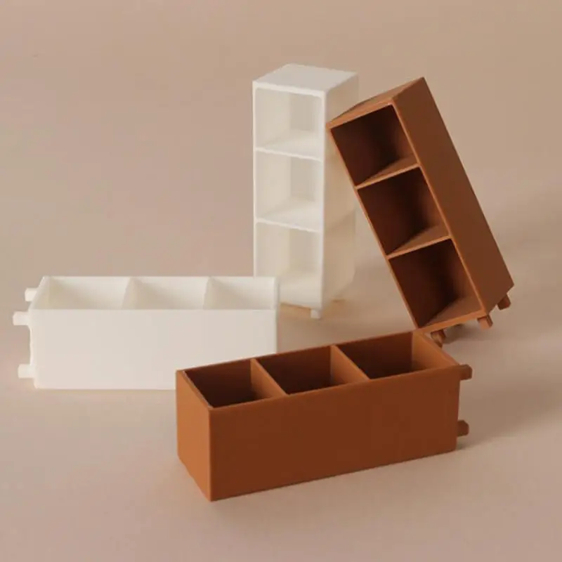 New 1Pcs Storage Cabinet Locker Ornament 1:12 Dollhouse Miniature Bookshelf Bookcase Model Furniture Decor Toy