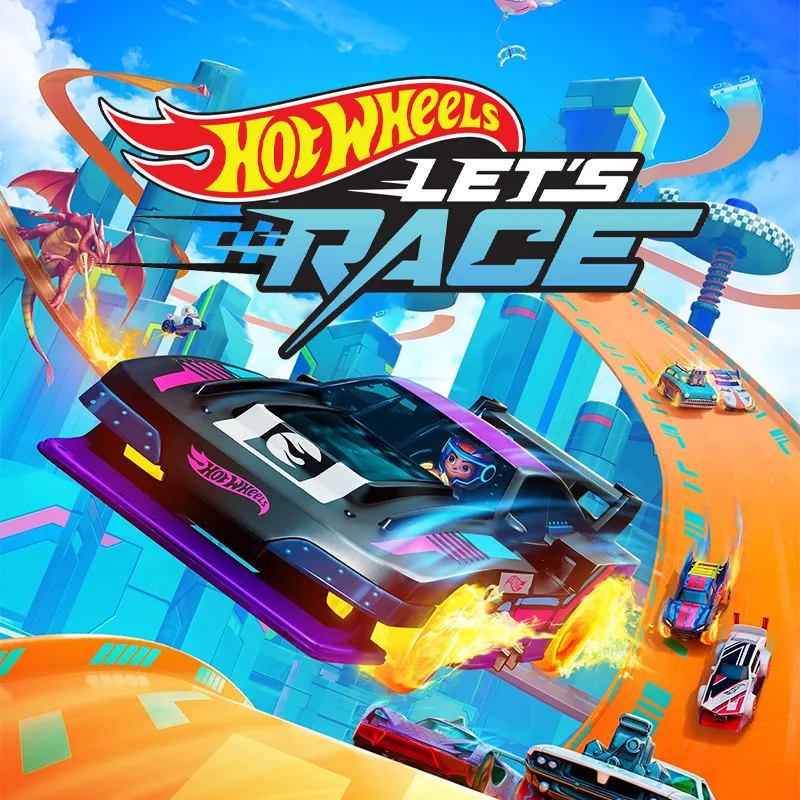Hot Wheels Alloy Diecast Car Model Let's Race Animated Series Same Style C4982 Collectible Racing Toy Vehicle For Kids Boys