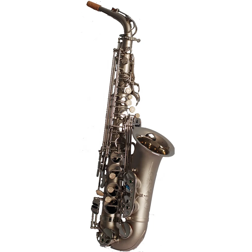 Wholesale full nickel plated Eb alto saxophone